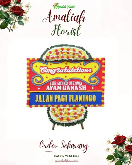 Sewa Papan Bunga Suwalan